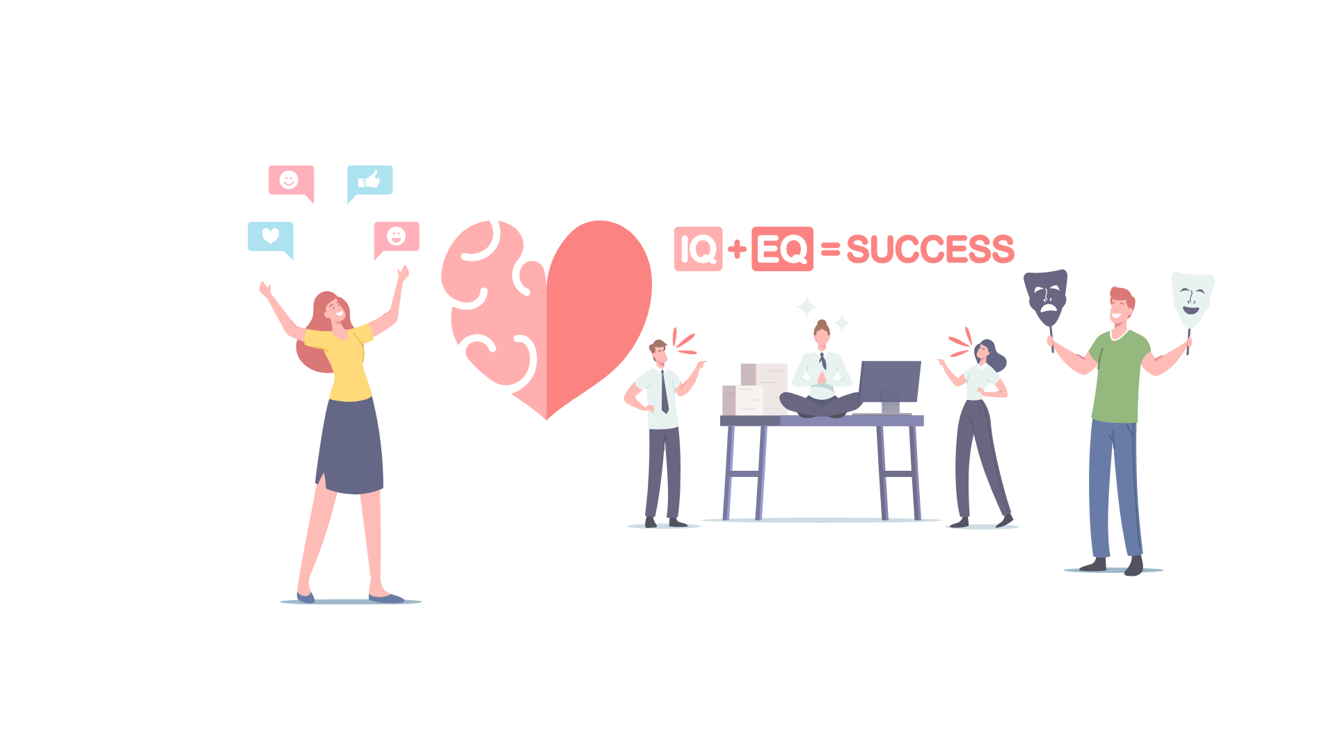 Emotional intelligence and workplace success representing influence and voice in leadership